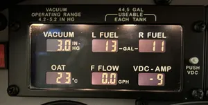 Moritz Mooney M20R Digital Cluster Gauge Indicator - PN A0270 (As Removed)